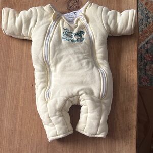 Baby Sleep Suit in Cream